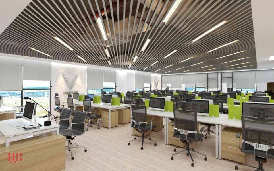 Chiếu sáng khu văn phòng